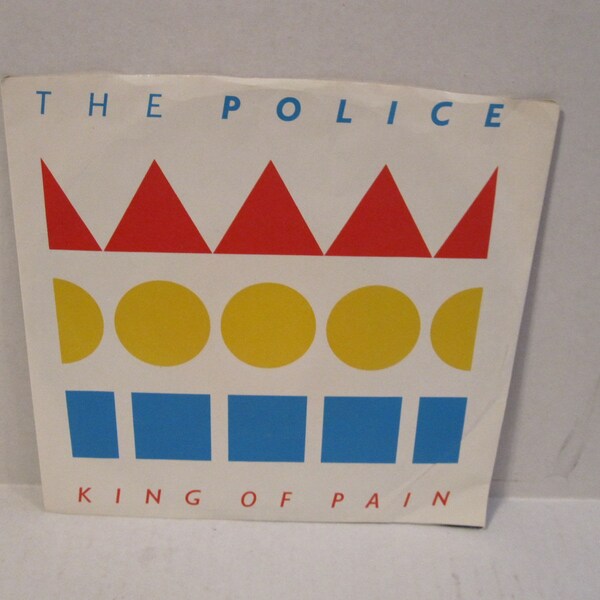 The Police King of Pain 45 Record LP B/W Someone to Talk To