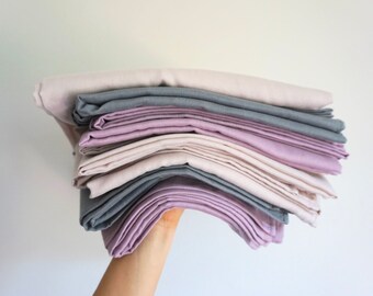 Organic Double Gauze Fabric // Birch Fabrics Muted Collection
