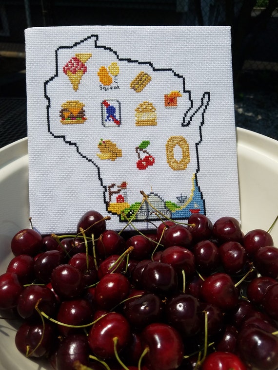 Home Favorites Mini Wi Door County Cherries Digital Pattern Only