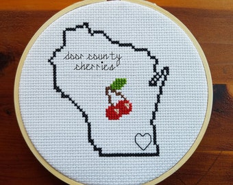 Home Favorites: Mini WI Door County Cherries (Digital Pattern Only)