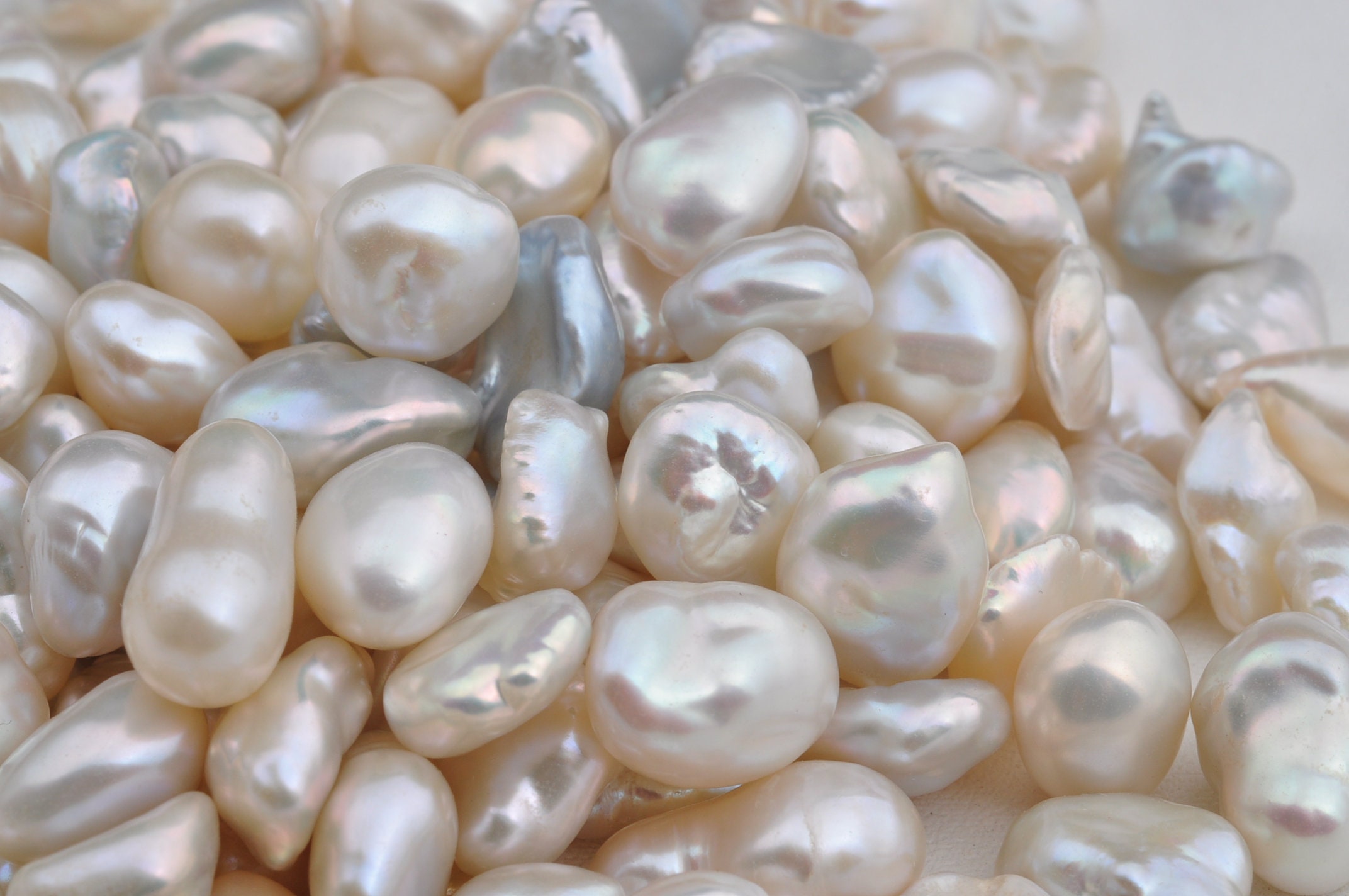 10pcs 810mm Keshi Pearls,natural White Loose Pearls,baroque Pearls. Etsy