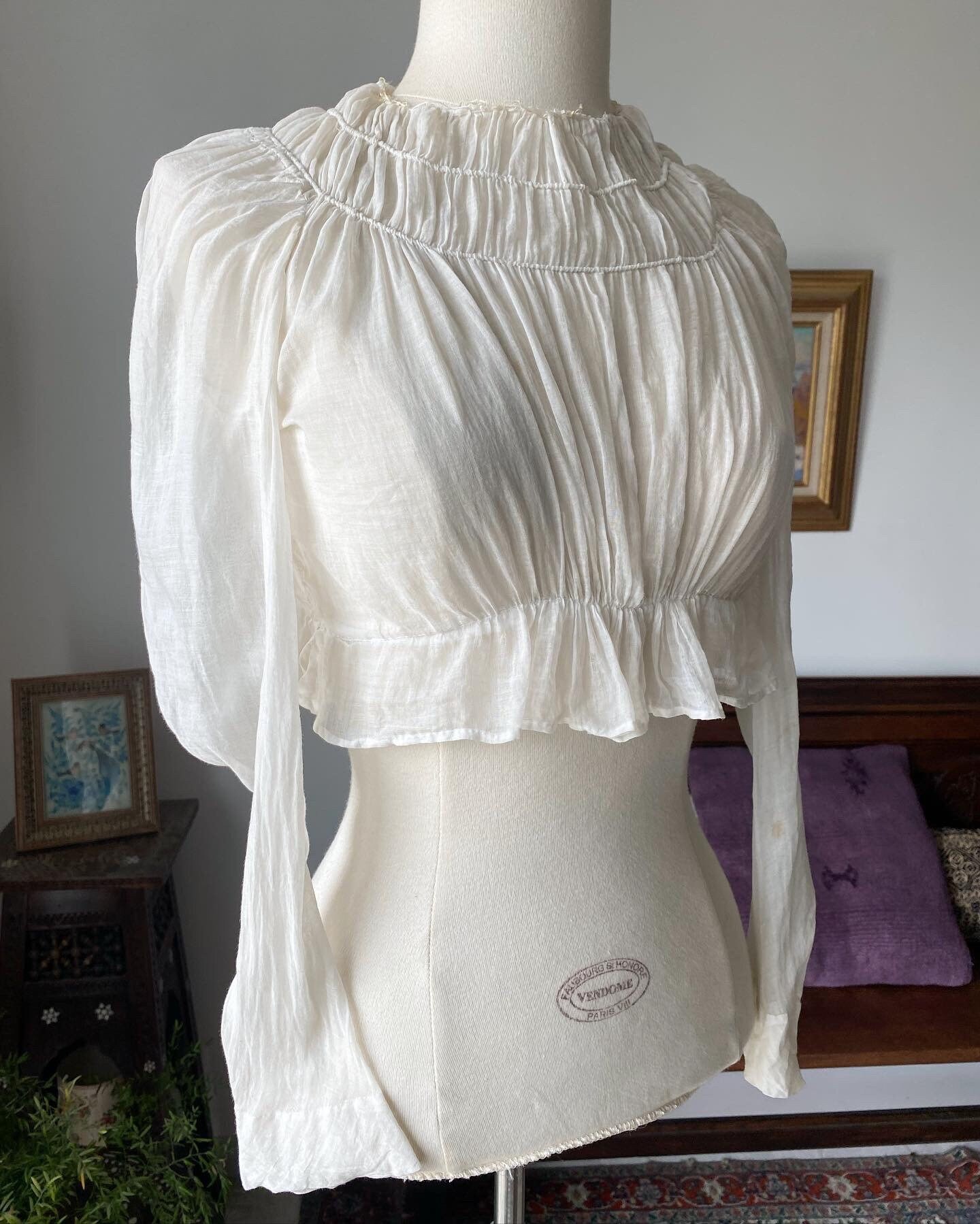 Blouse De Mousseline Etsy Finland