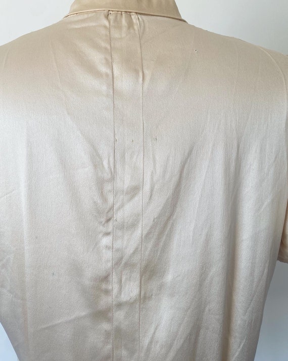 1930s 1940s silk cream blouse small size true gen… - image 6