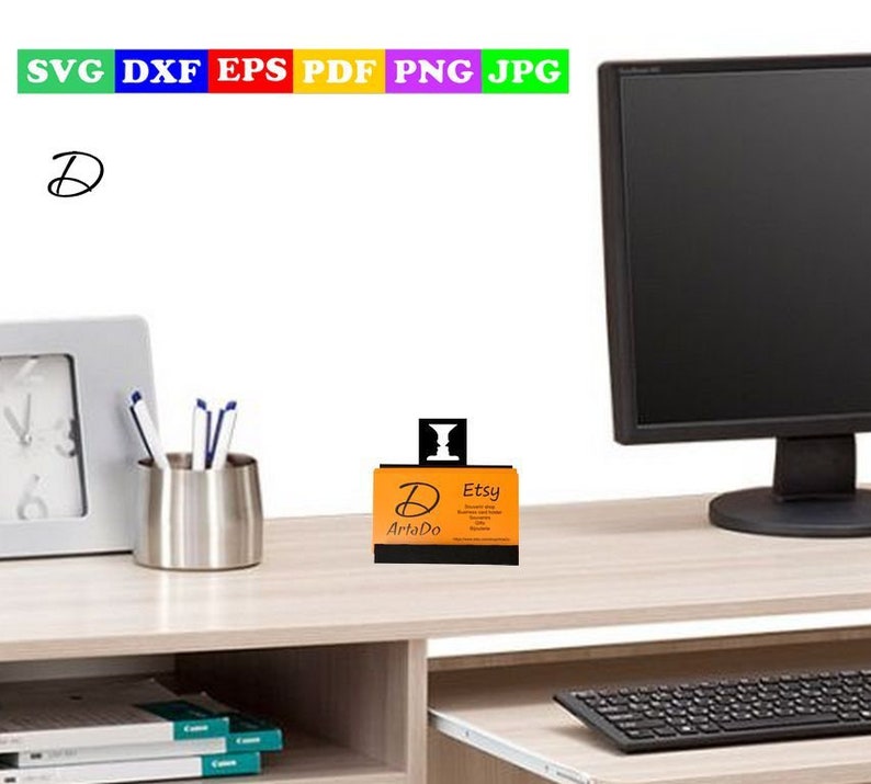 Download A business card holder SVG vase digital files for cricut ...