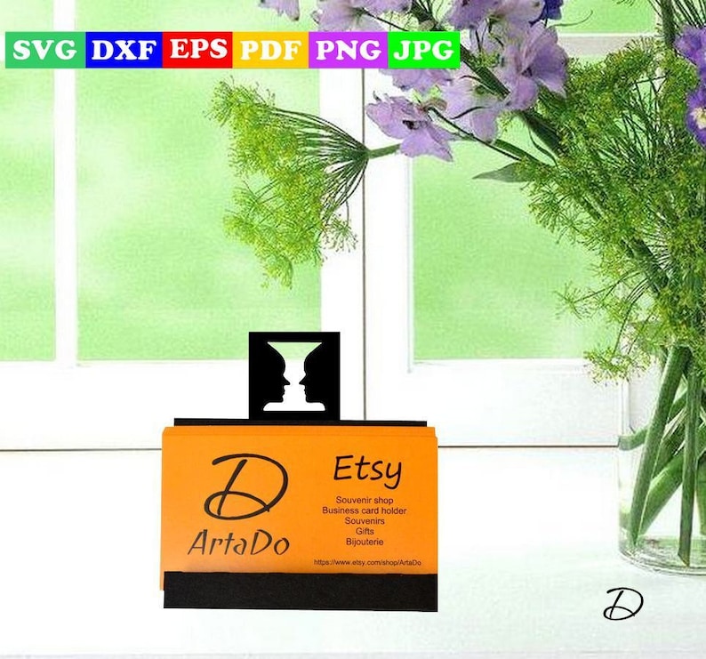 Download A business card holder SVG vase digital files for cricut ...