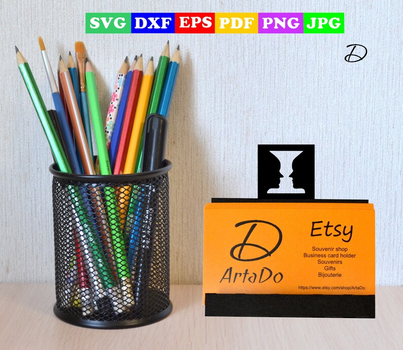 Download A business card holder SVG vase digital files for cricut ...