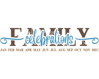 Download Family Birthday Board Svg Etsy