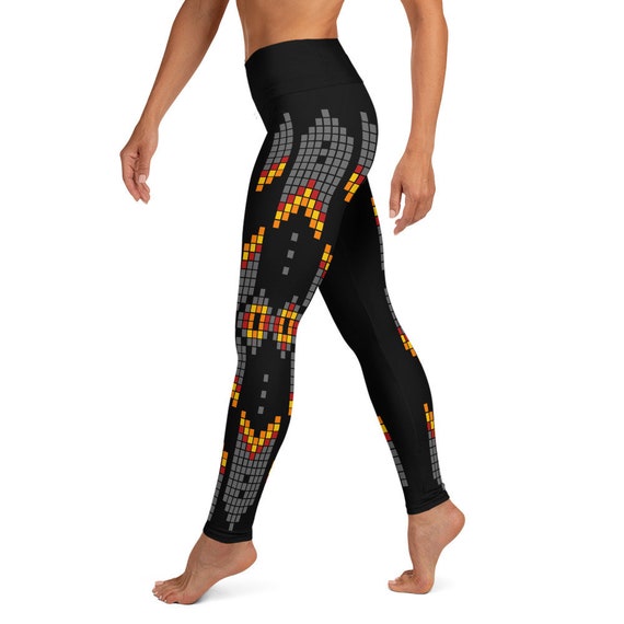 Native American Beadwork Design Yoga Leggings Inside Pocket American Indian Sioux Apache Iroquois Indigenous Women Native American Clothing Etsy