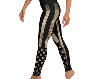 flag yoga pants