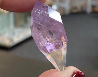 Amethyst Faceted Teardrop