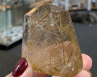 Golden Rutile Quartz Tower