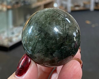 Green Tourmaline Sphere