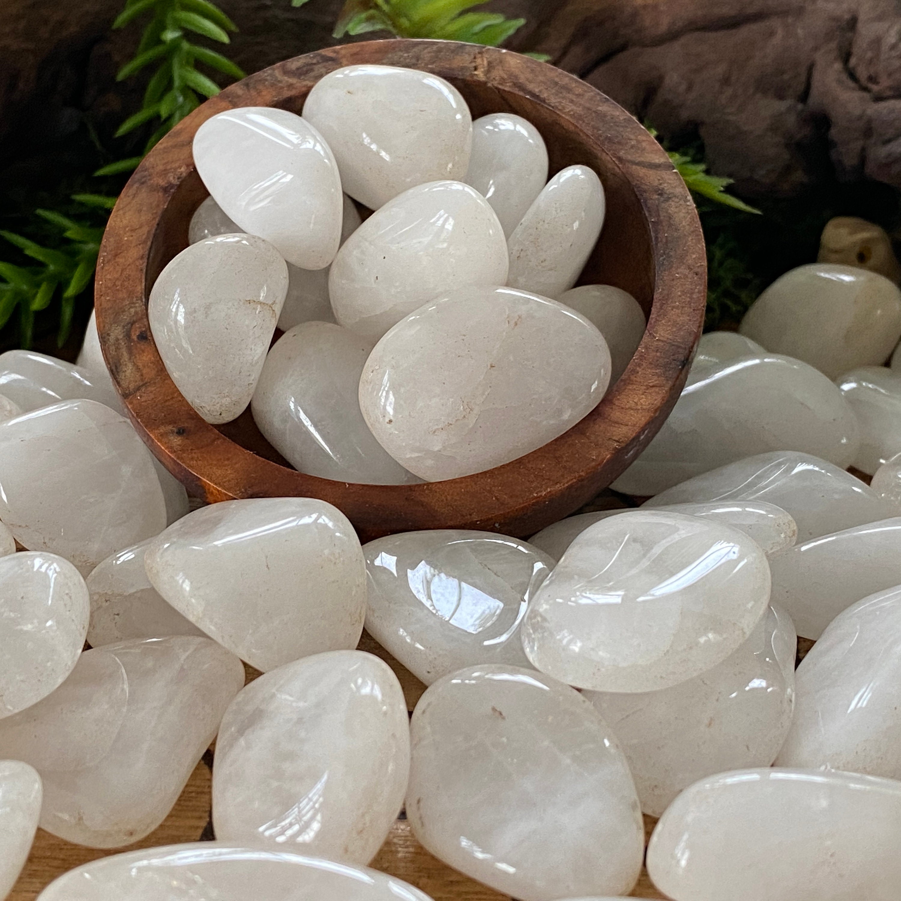 Snow Quartz Tumbled Stones x 2. Healing Crystals and Healing Etsy