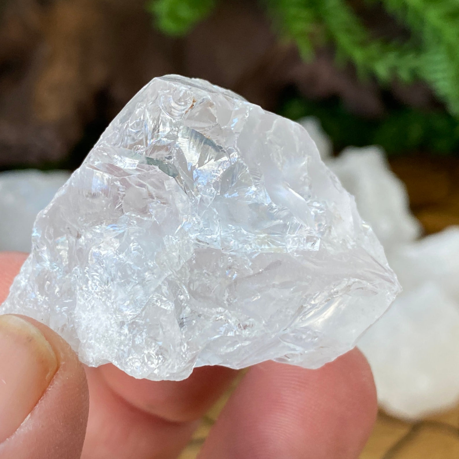 Natural Snow Quartz Chunks. Healing Crystals and Healing Etsy