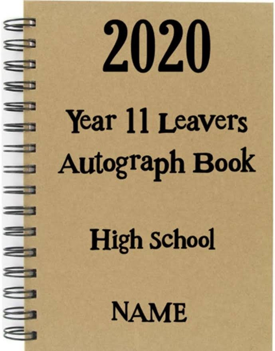 Custom Year 11 High School Leavers Autograph Book Signature Etsy