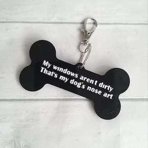 Funny Dog Bone Key Ring Pet Lover Key Chain Token Gift Stocking Filler