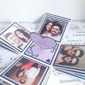Biglietto personalizzato con scatola fotografica esplosiva, biglietto di nozze con amore a sorpresa unico, moglie del marito