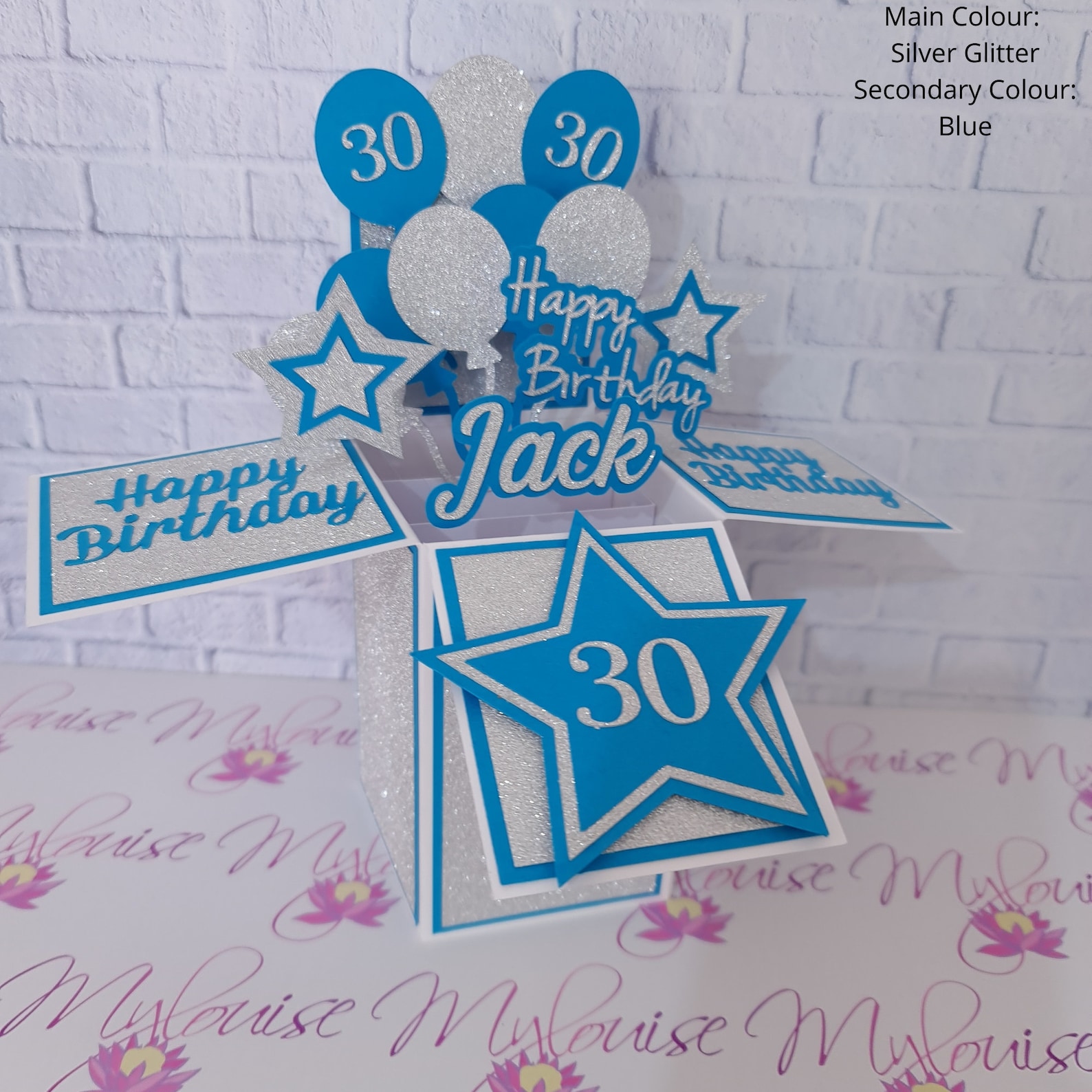 Personalised 30th Birthday Card Pop up in a Box Unique | Etsy UK