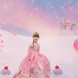 Nutcracker Christmas Backdrop | Land of Sweets Digital Backdrop | Photoshop Digital Backgrounds | Sugarplum fairy | Composite Photography
