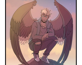 El croar Webtoon Lonely Cliff Ky Imprimir