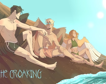 Impresión del día del lago Croaking Webtoon A4