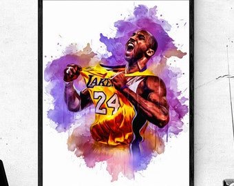 Nba printable Etsy picture relating to Lakers Printable Schedule known as Nba printable Etsy