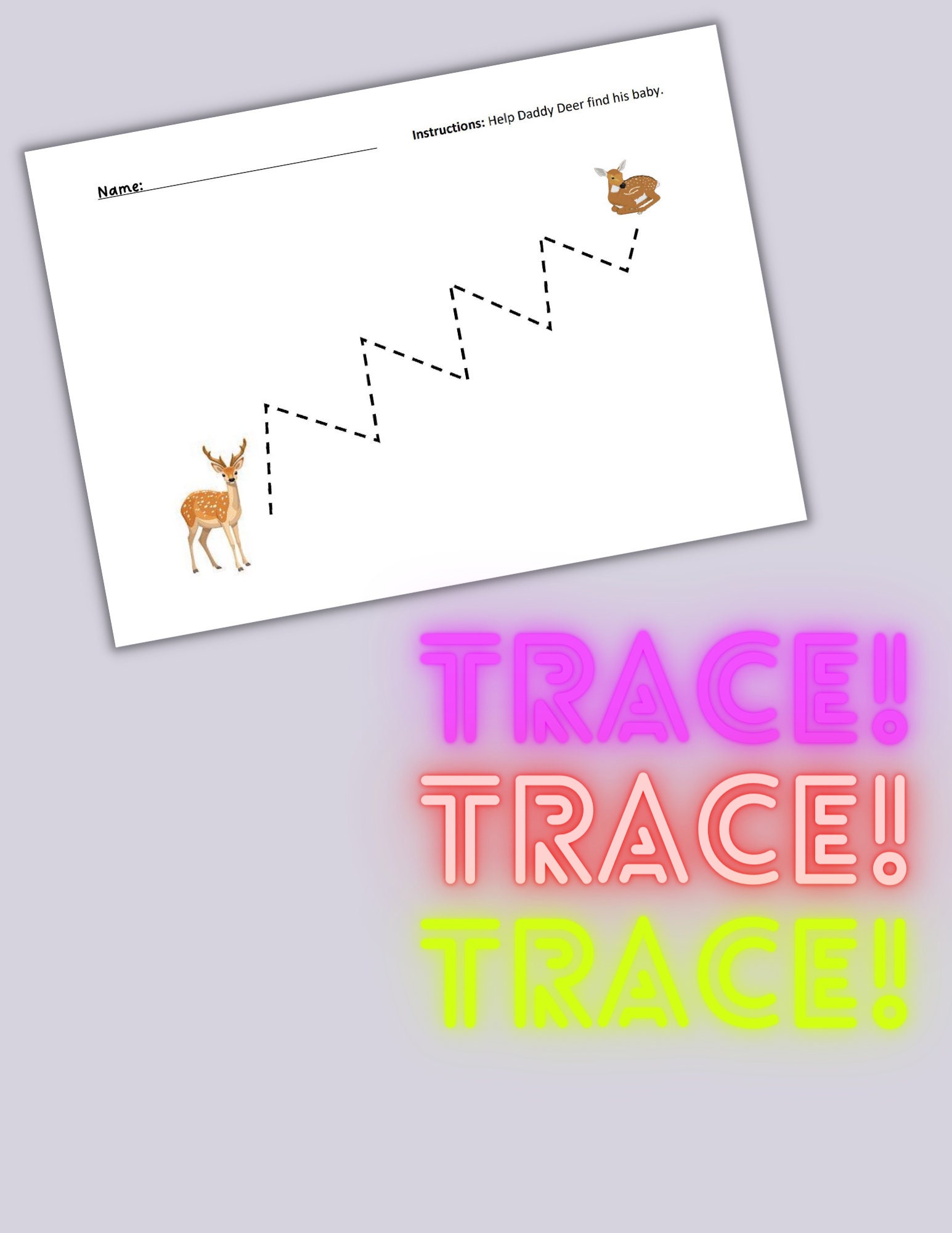 Printable Tracing Practice Sheets | Line Tracing | Pre-writing Practice ...