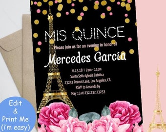 Feliz Quinceanera Etsy