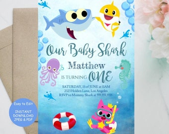 baby shark baby shower theme
