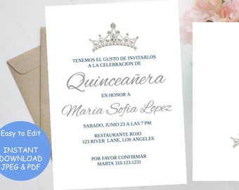 Quinceanera Invitations Writing In Spanish 10