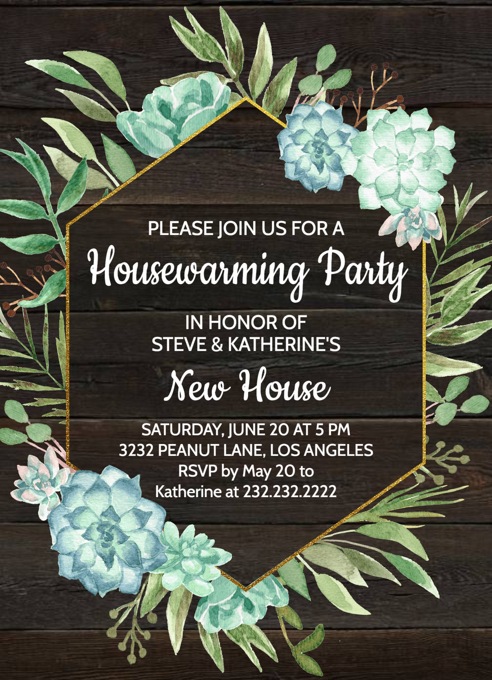 Housewarming Party Invitation Template