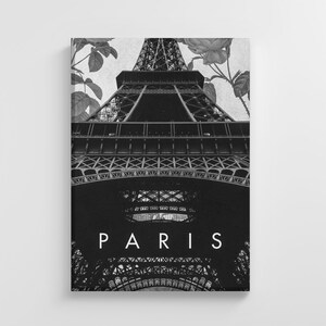 Paris Eiffel Tower Französisch Stadt große Leinwand Kunstdruck stilvolle Dekoration Wand Illustrationskunst Kinderzimmer Dekor Wohnzimmer | IC80