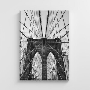 City Bridge Photography Architecture Large Canvas Art Print Stylish Home Decoration Wall Art Nursery Decor Living Room | IC142