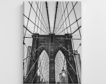 City Bridge Photography Architecture Large Canvas Art Print Stylish Home Decoration Wall Art Nursery Decor Living Room | IC142