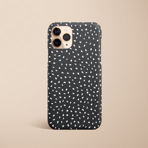 Samsung Case Google Pixel Case Abstract Minimalist Pattern Animal Spots Dots Black /& White iPhone Case Cheetah Print Phone Case