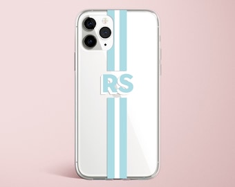 iPhone Case Clear Monogram Case, Custom Name Case, iPhone 11 Pro Max Case XS Max Case, iPhone 7 8 Plus XS XR Case   Case