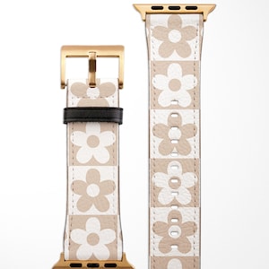 Damier apple watch band top