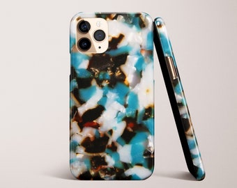 Tortoise Shell Vintage Turquoise Pattern Case iPhone 11 Pro Max case iPhone 11 case iPhone XR XS Max case iPhone 8 7 6 Plus case