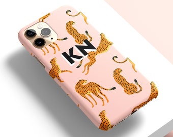 Custom Leopard Pattern Phone Case iPhone 11 Case iPhone 11 Pro Max XR XS Max 7 8 7 Plus 8 Plus X 6 Plus Pink  Google Pixel