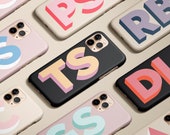 Monogram iPhone Case Personalized Large Initial iPhone 11 Case Custom iPhone 11 Pro Case iPhone XS 8 7 Plus XR Samsung Galaxy Pixel