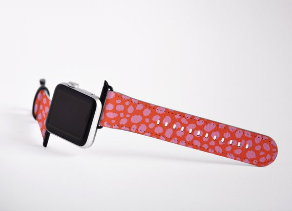 Coral apple watch band deals 38mm