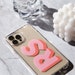 Large Monogram Phone Case, Custom Initial iPhone Case, Personalised Samsung Case, iPhone 7 8 Plus XR XS Max 11 Case iPhone 12 Pro Max Case 