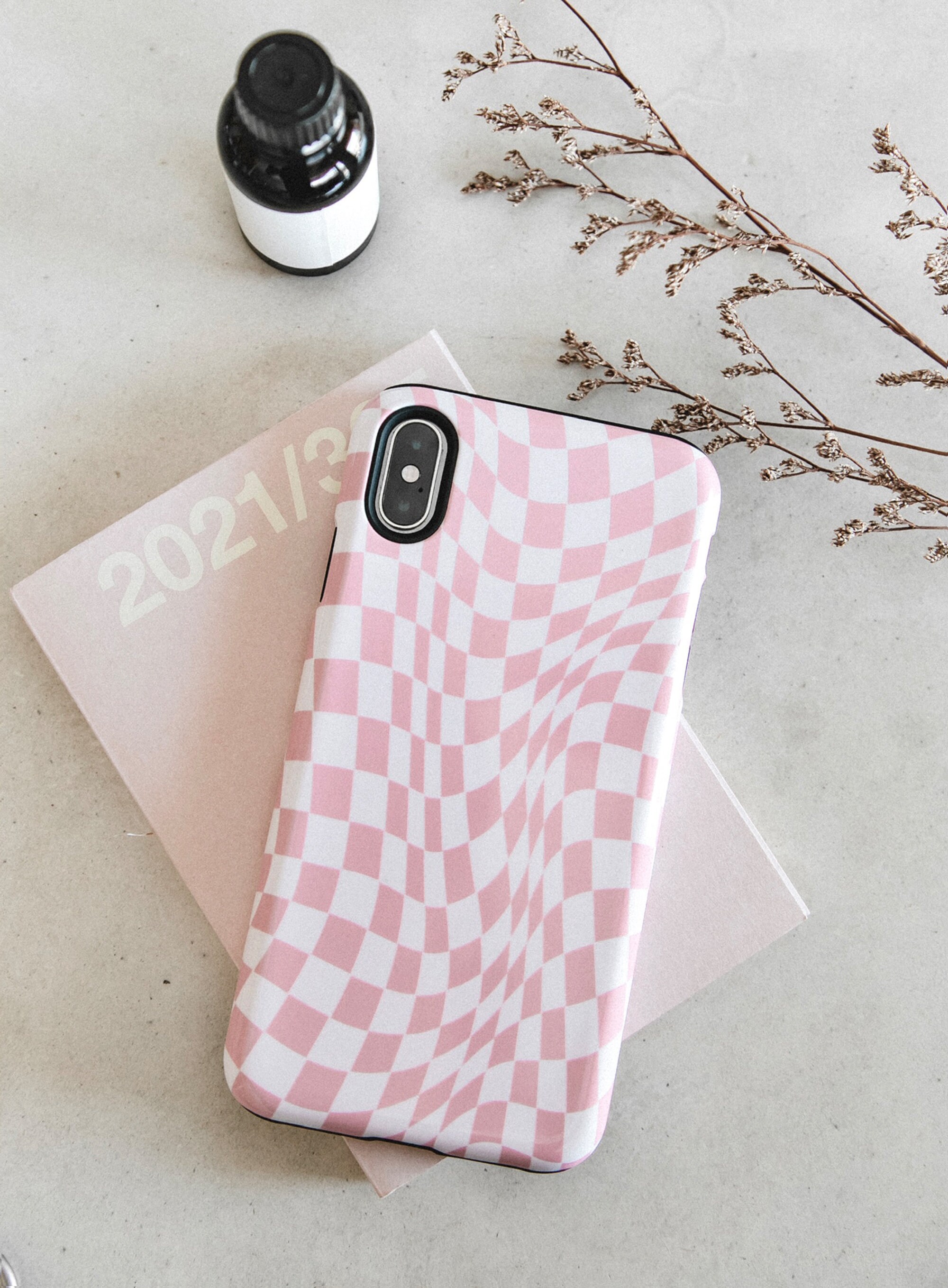 Checkered Iphone Case Cute Melting Phone Case Trippy Etsy Ireland