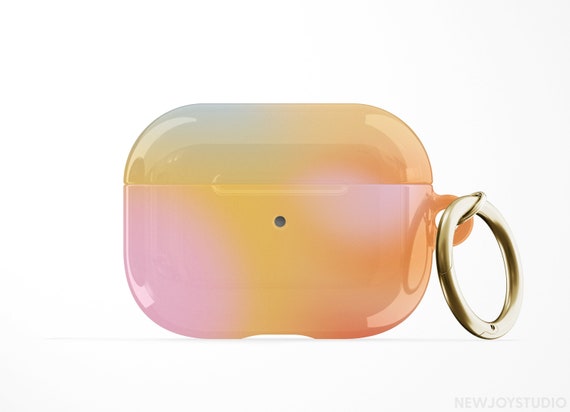 Designer Airpod Pro Case In Gradient Rainbow Color