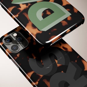 Personalised Large Initial iPhone Case iPhone 12 Case Custom iPhone 12 Pro Case iPhone 11 Case iPhone XS 8 7 Plus XR Pixel image 3