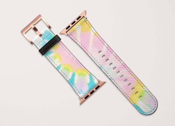 Pastel tie dye apple watch band hotsell