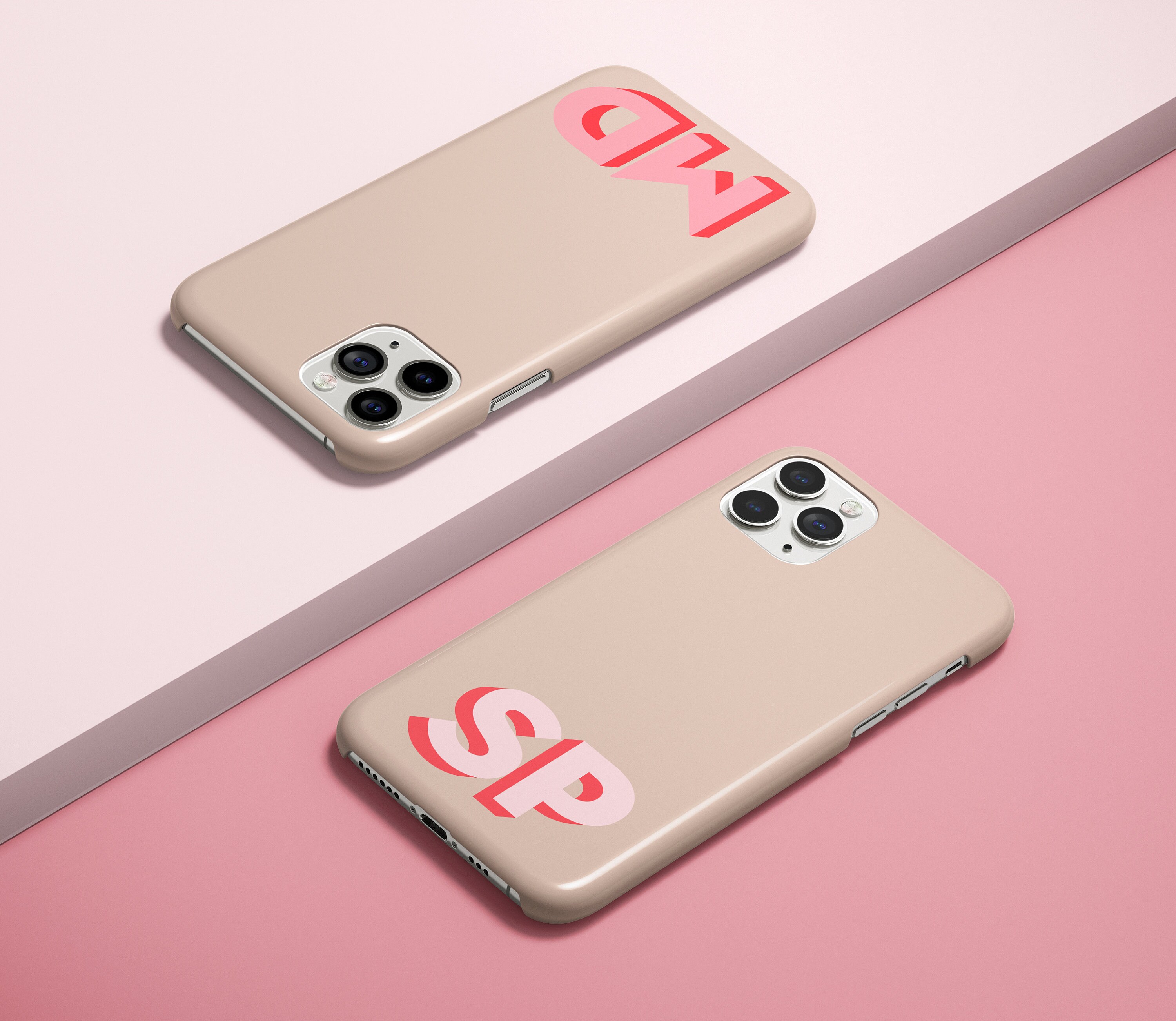 Large Initial Monogram Iphone Case Custom Name Iphone 11 Case