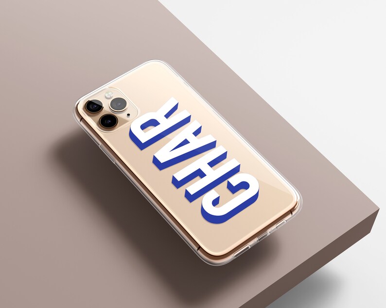 Personalized Name Case Clear Custom Monogram Initials Iphone Etsy