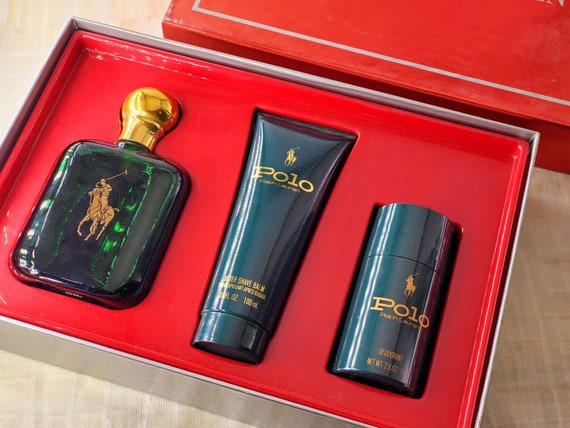 polo red cologne set