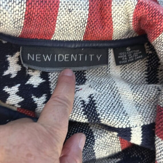 New Identity Red,White,Blue Tapestry Jacket Size … - image 3